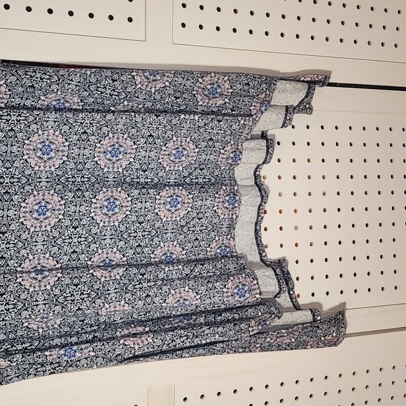 Philosphy size 2X Geometric Print Blue High Low Hem Tunic - Picture 5 of 8